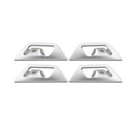 Decoracion Coche Interior Embellecedor Manija Puerta Interior Para Peugeot 3008 5008 GT 2017-2023 Para 3008GT Híbrido Accesorios Coche Car Decoration(Plata)