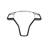 Decoracion Coche Interior Embellecedor Marco Panel Volante Coche Para Mercedes Para Benz BE CLA GLA GLK Clase W117 W246 X204 W212 W218 X156 R172 Interior Pegatinas(Bright black)