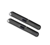 Decoracion Coche Interior Embellecedor Marco Salida Aire Acondicionado Debajo Asiento Cubierta Protectora Para X5 G05 X6 G06 X7 G07 2019-2024 LHD Interior Pegatinas(Negro)