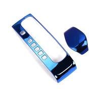 Decoracion Coche Interior Embellecedor Panel Cambio Marchas Coche 2 Unidades Cubierta Caja Cambios Automática Para Civic 10.ª Generación 2016-2020 LHD Interior Pegatinas(Azul)