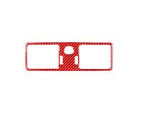 Decoracion Coche Interior Embellecedor Panel Consola Central Para Volvo XC90 2003-2014 Adhesivo Decorativo Accesorios Interiores Coche Fibra Carbono Interior Pegatinas(Red Carbon Fiber B)