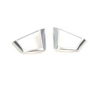 Decoracion Coche Interior Moldura Marco Botón Interruptor Volante Molduras Interiores Plateadas Pegatina ABS Para Hyundai Para Creta IX25 2016-2018 Accesorios Coche Interior