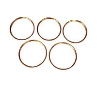 Decoración Coche Interior Para Benz AB para CLA para GLA 180 200 220 260 5 uds Auto aire acondicionado salida pegatina perilla anillo embellecedor Interior Coche(5pc G)