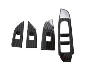 Decoracion Coche Interior Para Nissan Para Qashqai J12 2023 2024 LHD ABS Botón Interruptor Volante Cubierta Lentejuelas Accesorios Coche Interior Pegatinas(Window Lift Switch)