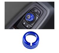 Decoración Coche Interior Para Subaru Para Crosstrek 2024 Car Sound Audio Volume Knob Button Rear Mirror Control Knob Ring Trim Interior Ring Interior Coche(Rear Mirror Blue)