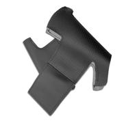 Decoración Coche Interior Para Subaru para Forester 2008-2012 para Impreza para Legacy 2008-2010 Exiga 2 cubierta interior del volante del coche embellecedor de cuero negro Interior Coche