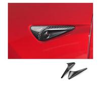 Decoración Coche Interior Para Tesla para el modelo 3 para Highland 2024 embellecedor nuevo Model3 Interior del coche ABS fibra de carbono cubierta del marco del volante Interior Coche(Camera)