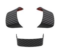 Decoración Coche Interior Para VW Para Golf MK5 2003-08 Plus 5 04-09 Para Passat B6 3C 05-09 Para Eos 06-09 Para Jetta MK3 Para Touran 06-10 Volante coche Panel lentejuelas Interior Coche(Carbon black