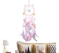Decoración colgante de - Colgante artístico de plumas, colgante decorativo hecho a mano, accesorios de exhibición de pared caprichosos, atributos de diseño de fantasía elegante | Estilo