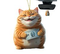 Decoración Colgante De Gato, Colgante De Bolsa De Acrílico Con Adorno De Gato, Decoración De Moda Del Bolso De Hombro De La Mochila De Las Mujeres Y De Las Mucha, Colgante 2D De Gato
