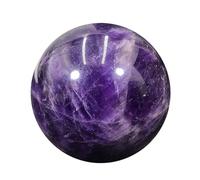 Decoración con cuentas de cristal, Esfera de cuarzo cristal amatista for meditación, reiki, chakras y fengshui, decoración del hogar, 40-90 mm(90mm)