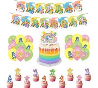 Decoracion Cumpleaños Care Bear Decoracion Fiesta Cumpleaños Care Bears Cumpleaños Globos Decoracion Care Bear Decoraciones Tartas Cumpleaños Care Bears Pancarta de Feliz Cumpleaños
