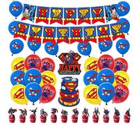 Decoración Cumpleaños Superman Cumpleaños Globos Superhéroes Globos Decoracion Vengadores Decoración Fiestas Cumpleaños Marvel Pancarta Superman Decoración Tarta Decoracion Cumpleaños