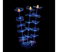 Decoración de Acuario Planta de Silicona de Coral Adornos de Coral de Silicona Decoración de Acuario Adorno de Arrecife Resplandor de Algas Marinas Artificiales Tanques de Peces Decoraciones de Planta