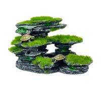Decoración de acuario realista de resina artificial antideslizante para | Accesorios para peceras, decoraciones para tomar el sol, escalar, explorar, paisajismo, hogar, oficina, hotel, vestíbulo