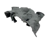 Decoración de acuarios que se hunden instantáneamente con agujeros de observación para reducir la agresión en tanques de peces de agua salada, adorno seguro para escondite de camarones para tanques