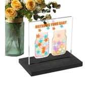 Decoración De Agencia De Motivación Acrílico | Pintura Acrílica Escritorio Pantalla Tablero Decorativo,Escritorio Inspirador Arte Regalo Para Compañero Padre Hombre Mujer