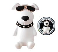 Decoración de ambientador de ventilación de coche,Ambientador de salida de coche - Ambientadores con clip para la ventilación del coche, color blanco, para perros,Adorno interior con clip de