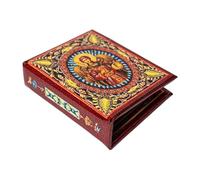 Decoración de amuleto del Evangelio, pequeño amuleto de Evangelio, amuleto de oración cristiano, el Evangelio en el exterior con elementos cristianos decorativos para celebraciones religiosas