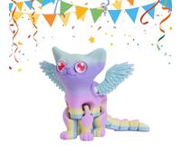 Decoración De Animal Impreso En 3D | Figura De Gato Juguete Impresión 3D Para Escritorio,Animal Articulado Con Múltiples Articulaciones Juguete Anti estrés Para Amantes De Mascotas Adolescentes Y Adul