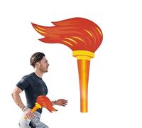 Decoración de antorcha Falsa: dé Forma a una auténtica Ceremonia de Victoria, Accesorio de Mano Inflable Divertido y rápido, diseño de fácil Agarre, válvula de inflado rápido | para Juegos