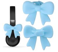 Decoración de auriculares, accesorio en forma de de silicona 3D, accesorio para auriculares, para mujeres, fiestas, streaming, estudio, trabajo, viajes, desplazamientos