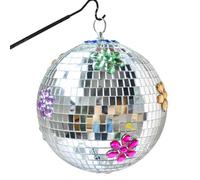 Decoración De Bola De Discoteca: Accesorio De De Espejo Colgante De 20 Cm