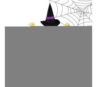 Decoración De Brujas Al Aire Libre De Halloween, Bruja Que Se Estrella Contra El Árbol, La Decoración Del Asistente Del Césped, El Adorno Al Aire Libre Duradero, Las Opciones De Colocación Versátiles,