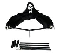 Decoración De Brujas - Espantapájaros De Halloween | Proporro De Terror Al Aire Libre | Ornamento De Temporada Grande | Decoración De Escena Espeluznante Para La Configuración Del Cementerio Del Porch