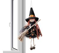 Decoración de Brujas - Muñeca de Brujo de Cocina | Brûja Colgante con Control de Voz y Ojos Luminosos | Coleccionable para la casa en el jardín Exterior antencantado guardería