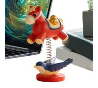 Decoración de caballo balancín | Figura de colección para escritorio, decoraciones para caballo balancín | Para familia, estudiantes, adultos, hombres, mujeres, casa, oficina, escritorio y estudio