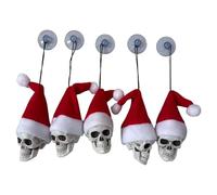 Decoración de Cabeza de Esqueleto de, 5 uds, con Gorro