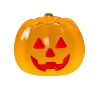 Decoración de calabaza de Halloween - Glow in the Dark Resin Statue | de figura en miniatura para mesa, hogar, jardín, fiesta, vacaciones, decoración del hogar, pantalla estacional, acento