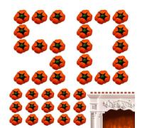 Decoración de Calabaza de otoño, Calabazas de Espuma Falsa compactos S/L para Acción de Gracias, 50 Piezas Festivas Que Muestran Decoraciones para berneros de Boda escaleras de escaleras de Costas de