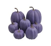 Decoración De Calabazas Otoñales 7 Piezas centros de mesa artificiales