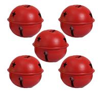 Decoración de campanas navideñas: puede sonar campanas, decoración de campanas navideñas | Campanas rústicas para Navidad - 5 piezas Campanas rústicas con sonido de hoja para chimeneas y árboles de