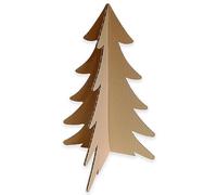 DECORACIÓN DE CARTÓN - Árbol de Navidad Carton Dos Piezas. Arbol Decoracion Navidad Pequeño. Arboles de Navidad de Mesa. Decoración Mesa Eco. Adornos Montables FSC. Arbol Simple.