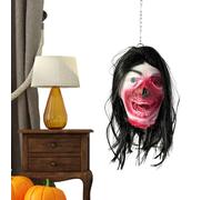 Decoración de casa embrujada, decoración de Halloween, cabeza al aire libre, de parte del cuerpo con textura realista para exhibición de patio de laberinto de terror, sala de escape, de