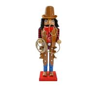 Decoración de cascanueces de madera, figura de madera, cascanueces, estatua de madera, cascanueces, decoración para Navidad, escultura estacional interior y exterior independiente para chimenea, árbol