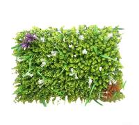 Decoración de césped de plástico verde resistente para la pared del hogar, mejora el interior de tu hogar con un atractivo estético natural (#1)