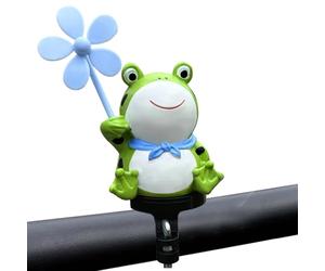 Decoración De Ciclo De Rana De Molino De Viento: Colgante De Manillar De Resina De 2,76 X 1,57 Pulgadas, Lindo Portátil, Accesorio De Montaje Duradero para Ciclismo, Automóviles Eléctricos, SCO
