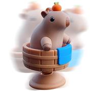 Decoración De Coche De Capibara - Figura De Capibara De Primavera Tambaleante De PVC, Para Salpicadero, Decoración De Escritorio Divertida, Juguete De Coche De Animales, Lindo Para Accesorio De