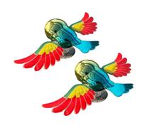 Decoración de coche de pájaro volador, espejo de coche, pájaro volador, simulación de pájaros, motocicleta, coches, adorno creativo, adornos creativos aleteando alas pájaros en el espejo retrovisor de