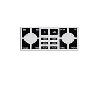 Decoración de coches Compatible Con A4 B6 B7 2000-2008 Reparación De Los Botones Del Interruptor Las Ventanas Eléctricas, La Alarma ESP Tablero Y Control Climatización(Radio type A)