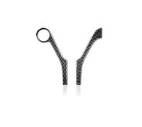 Decoración de coches Compatible Con Benz W204 2007-2010, Consola Central, Panel De Instrumentos, Pegatinas De Fibra De Carbono, Decoración, Cubierta, Accesorios Interiores(Left-hand drive A)