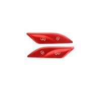 Decoración de coches Compatible Con BMW Serie 5 G30 G38 2018-2021 Botón De Cerradura De Puerta De Coche Decoración Cubierta Pegatinas Moldura Interior Accesorios Automotrices(Red)