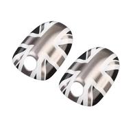 Decoración de coches Compatible Con MINI Para Cooper F54 F55 F56 F57 F60 2 UNIDS/SET Cubierta De Boquilla Rociadora De Limpiaparabrisas Pegatinas Accesorios Decorativos Exteriores(Color 4)
