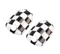 Decoración de coches Compatible Con MINI Para Cooper F54 F55 F56 F57 F60 2 UNIDS/SET Cubierta De Boquilla Rociadora De Limpiaparabrisas Pegatinas Accesorios Decorativos Exteriores(Color 3)