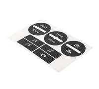 Decoración de coches Compatible Con VW Para Golf Mk5 2004-2008, Accesorios Para Coche, Consola Central, Botón De Control De Climatización Kit De Reparación De Desgaste, Calcomanías Adhesivas.