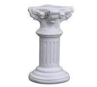Decoración de Columna Griega - Estatua del Pilar Romano, Escultura de mármol blancu, Centro de Mesa de Boda de 4,53x3,35x3,15 Pulgadas | Figura Inspirada en la Antigua Grecia, decoración de Fiesta de